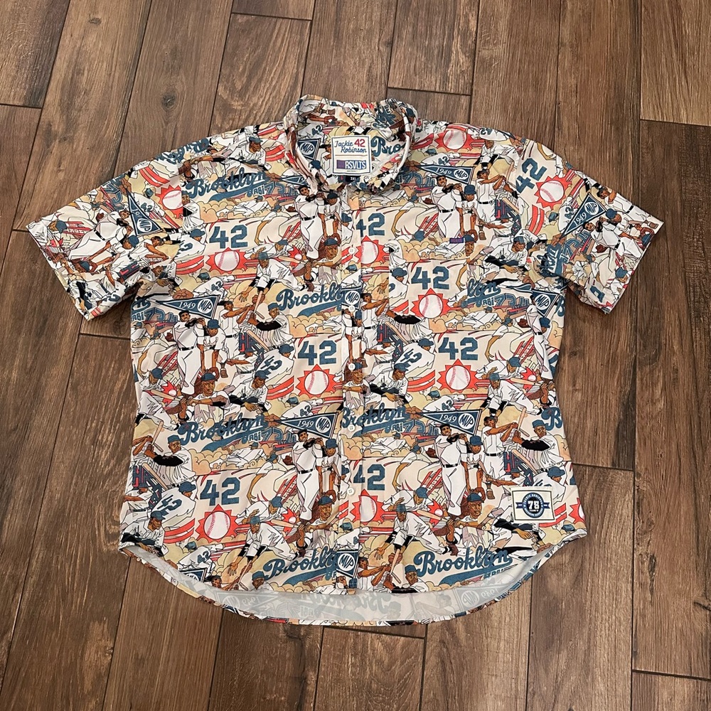 RSVLTS Baseball Jackie Robinson 42 3X XXXL
